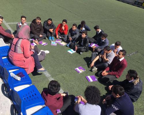 Class on the Fresh Air.